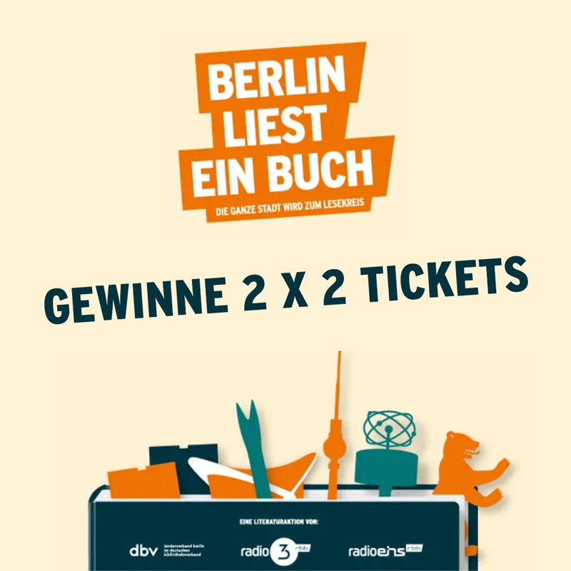 Berlin liest ein Buch im Studio 14 - gewinne tickets