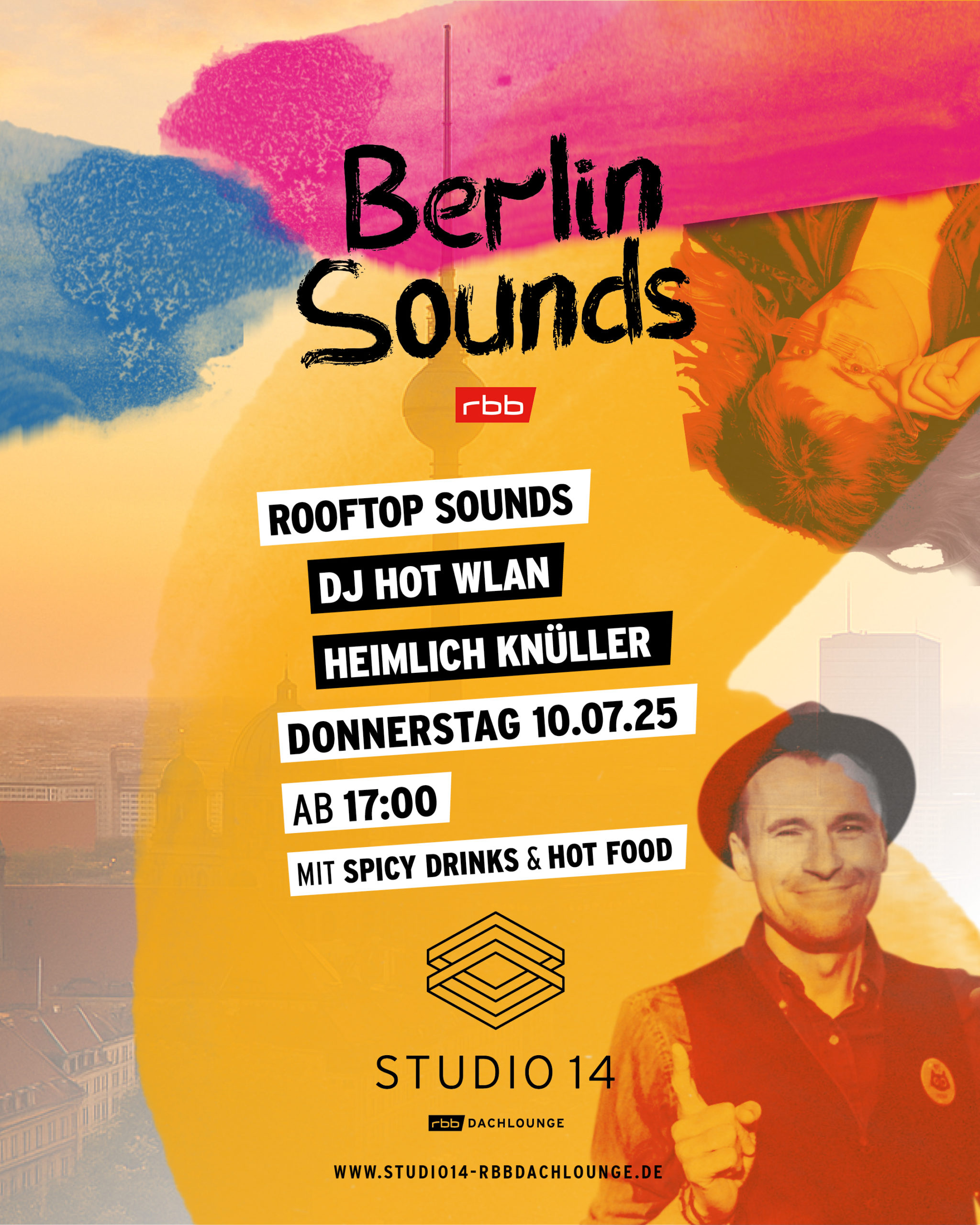 Rooftop Sounds - Studio14 - Heimlich Knüllr und DJ HOT WLAN