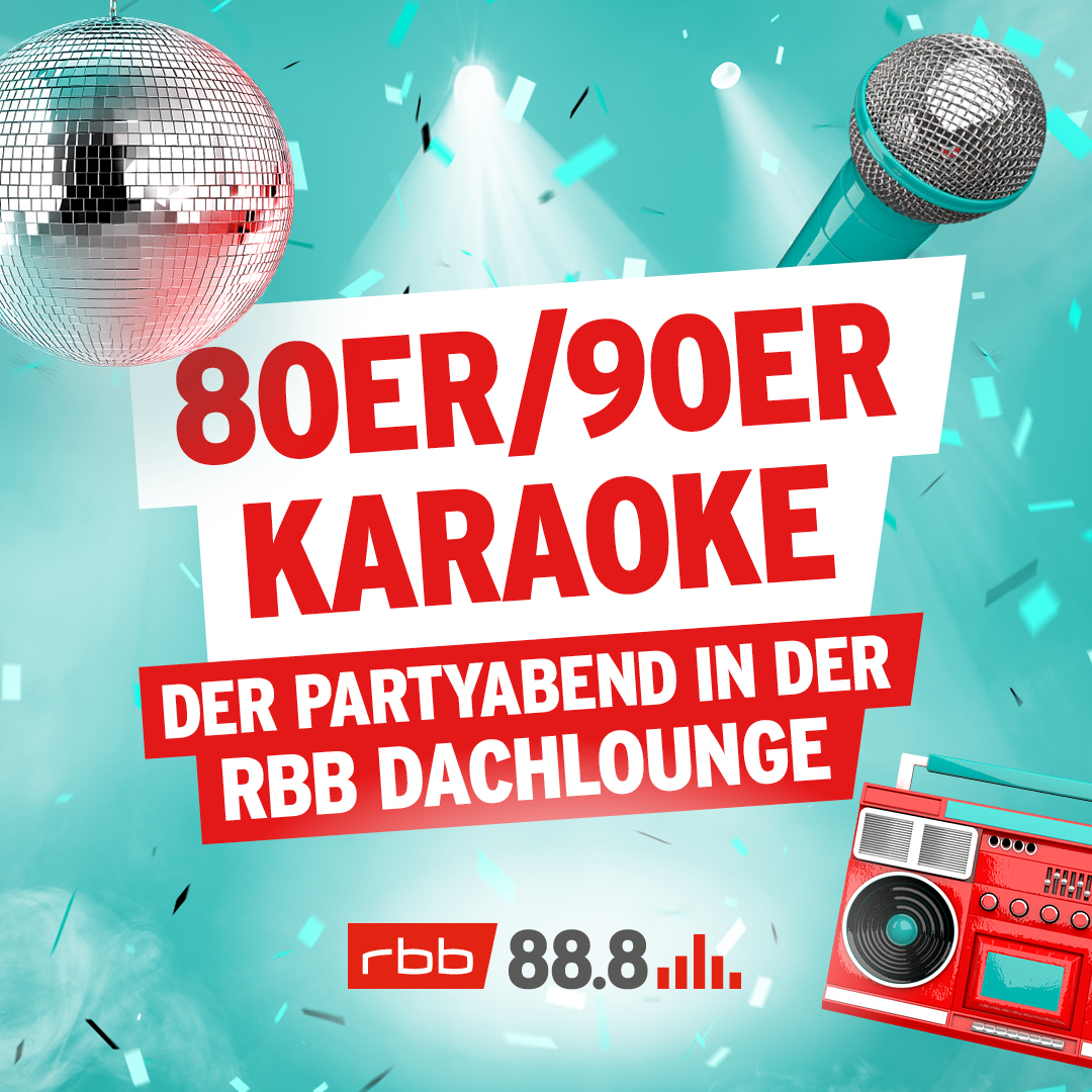 rbb 88.8 lädt im Studio 14 zum Karaoke ein !