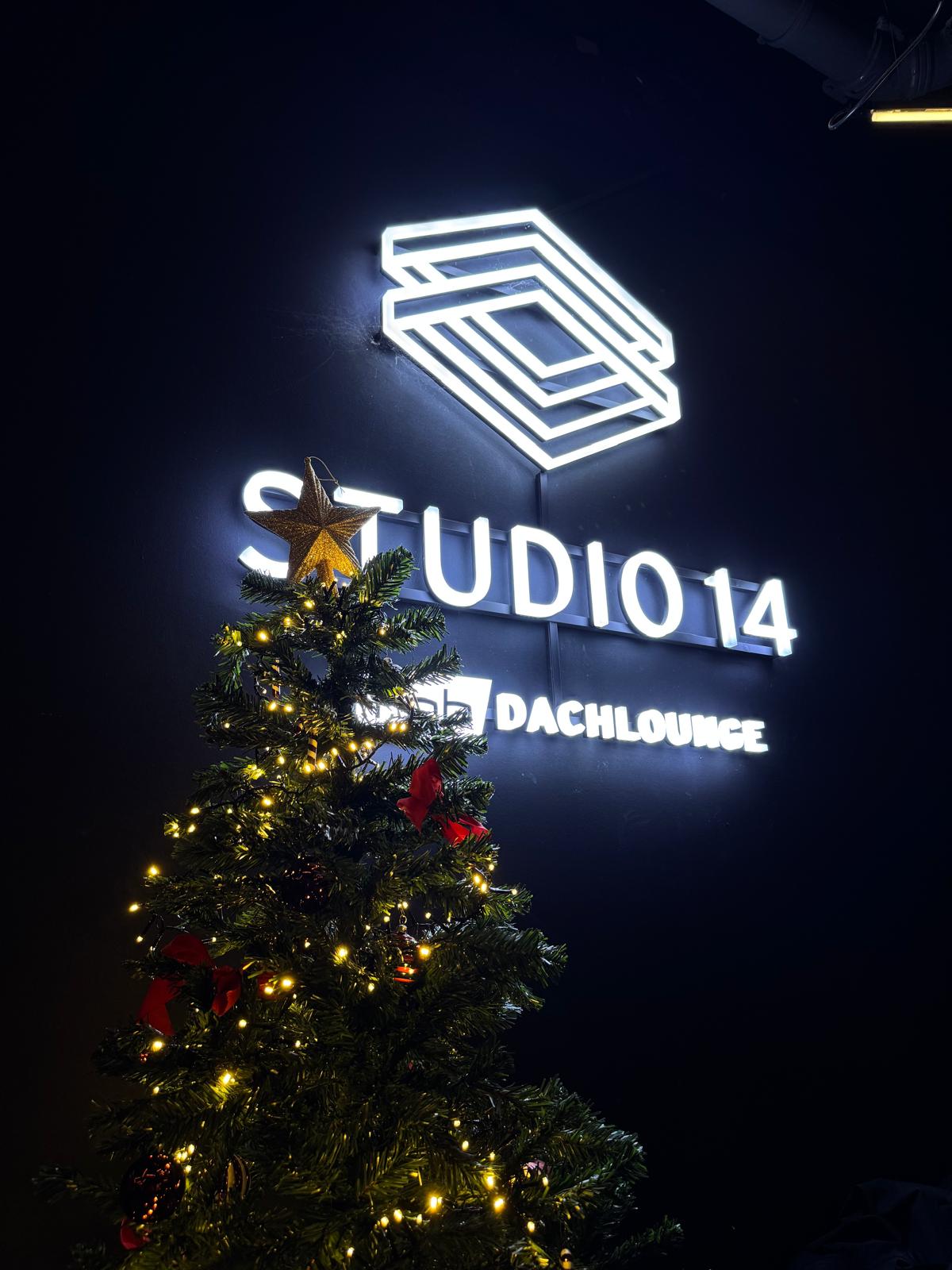 Weihnachten im Studio 14 - der rbb Dachlounge