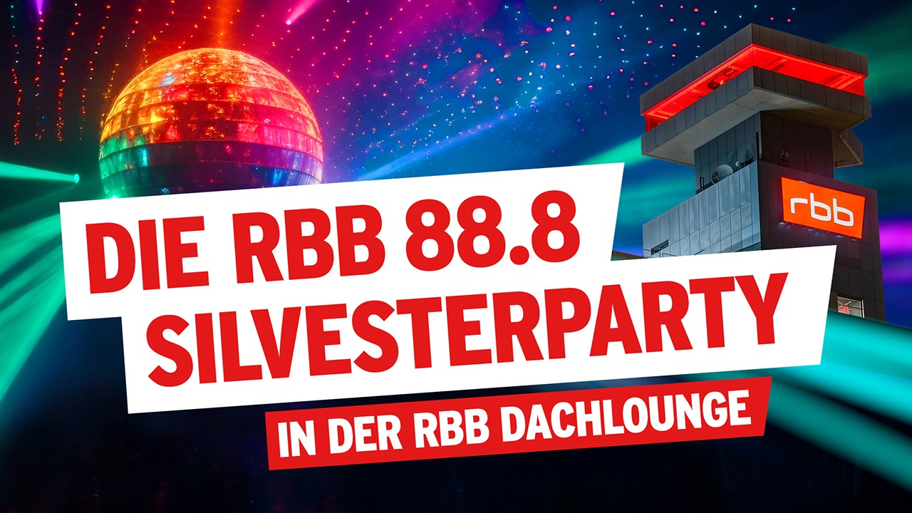 Die rbb 88.8 Silvesterparty im Studio 14 !